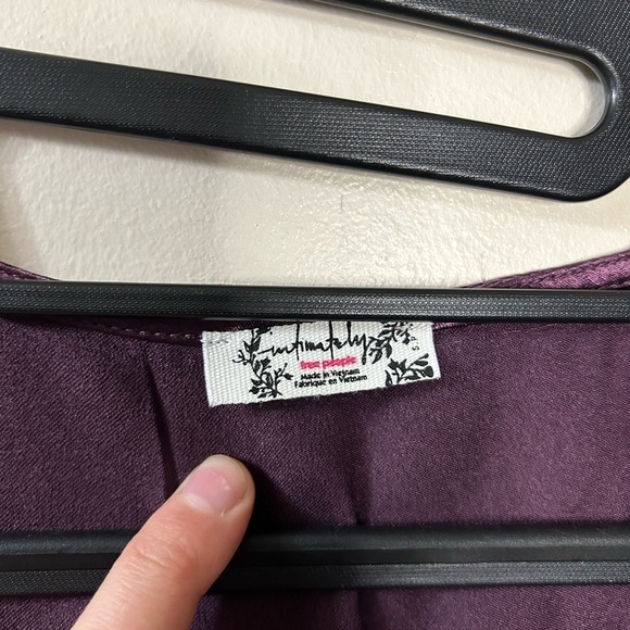 Free People Chasing Love Ruffle Satin Pyjamas - Picture 5 of 15